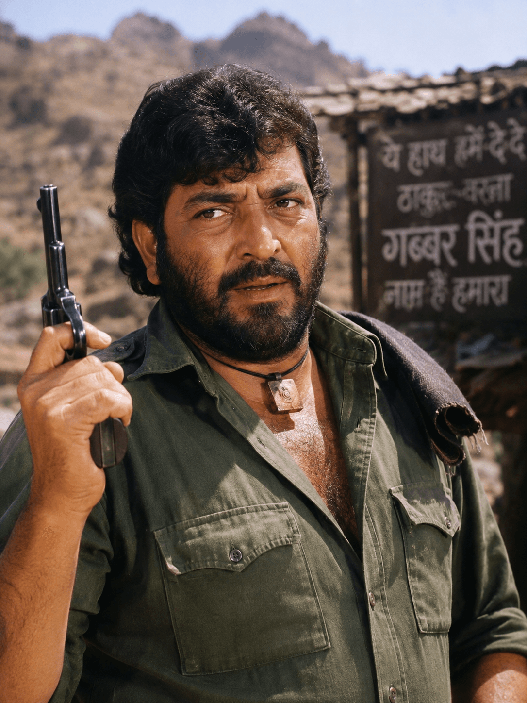 Gabbar Singh character artwork